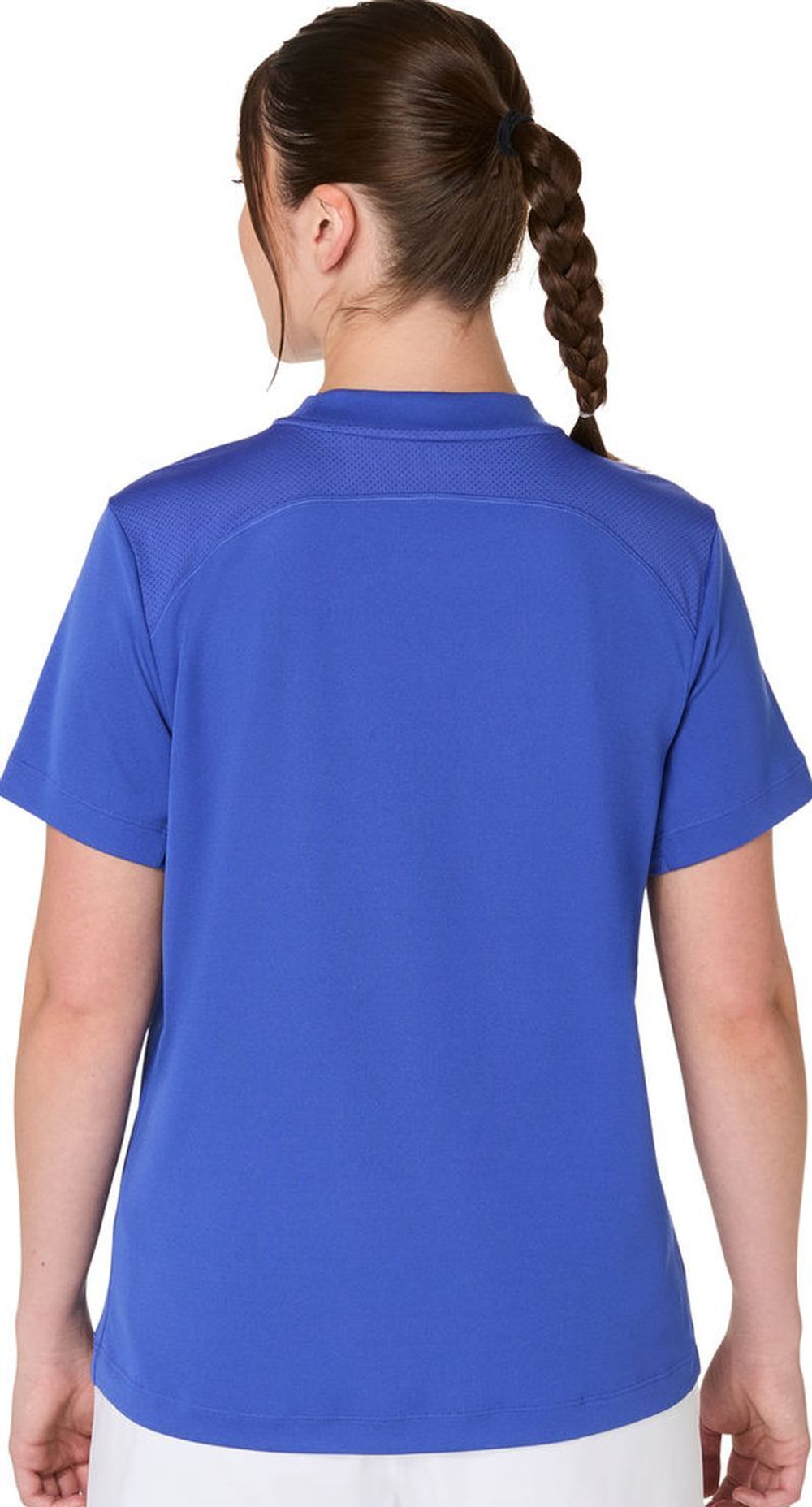 Женская теннисная футболка Asics Court Short Sleeve - dark cobalt