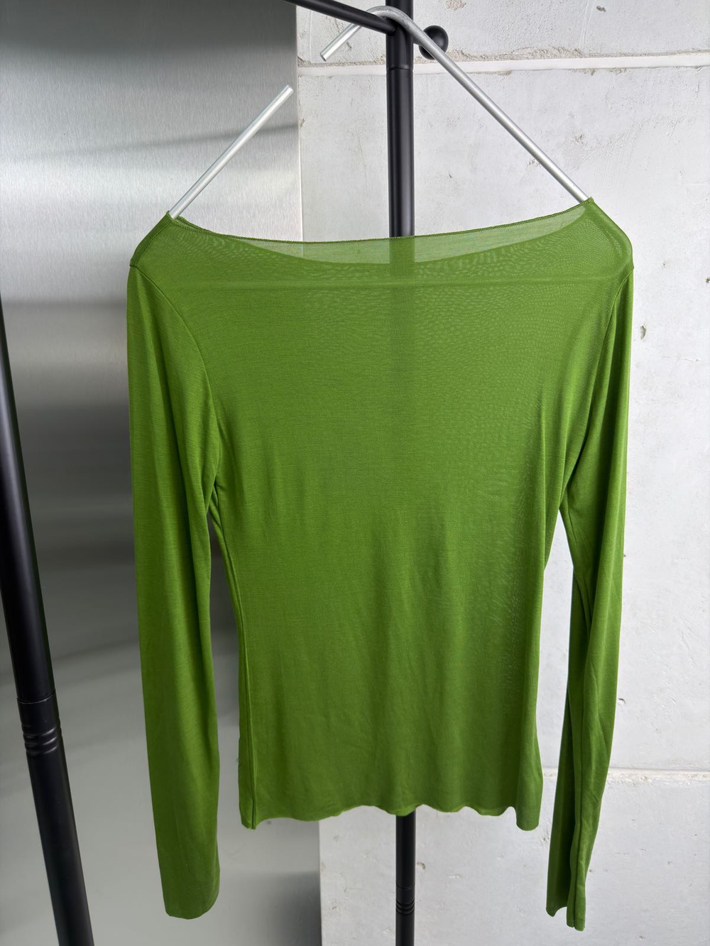 Лонгслив женский арт. 0100 цвет "зелёный"