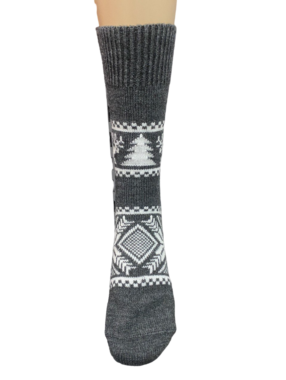 Теплые шерстяные носки  Н212-03 серый