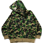 A Bathing Ape Abc Camo Rayon Relaxed Fit Shark Full Zip Худи зеленый