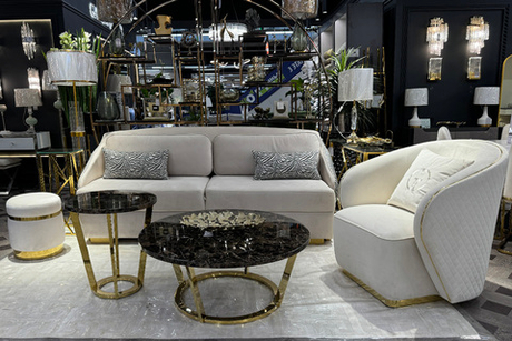 Кресло велюровое 86x86x90см Garda Decor кремовый