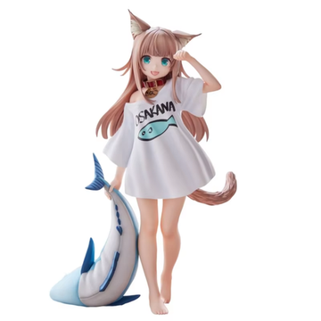 Фигурка Моя милая кошечка Кинако на белой подставке, 19см