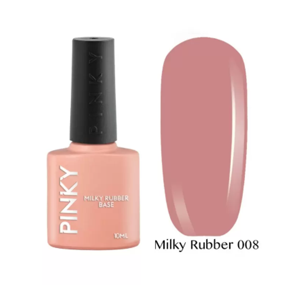 Pinky База Milky Rubber, № 08, 10 мл