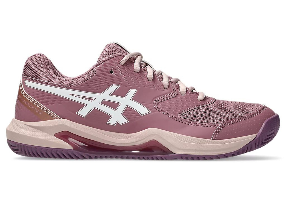 Женские кроссовки для Падел Asics Gel-Dedicate 8 Padel - purple oxide/white