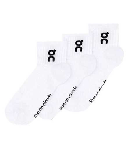 Теннисные носки On Logo Mid 3P - white