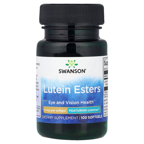Swanson Vitamins, эфиры лютеина, 6 мг, 100 капсул