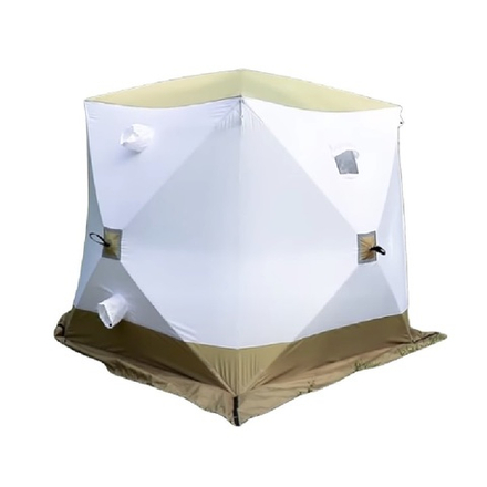 Трехслойная зимняя палатка для рыбалки Следопыт Куб Premium