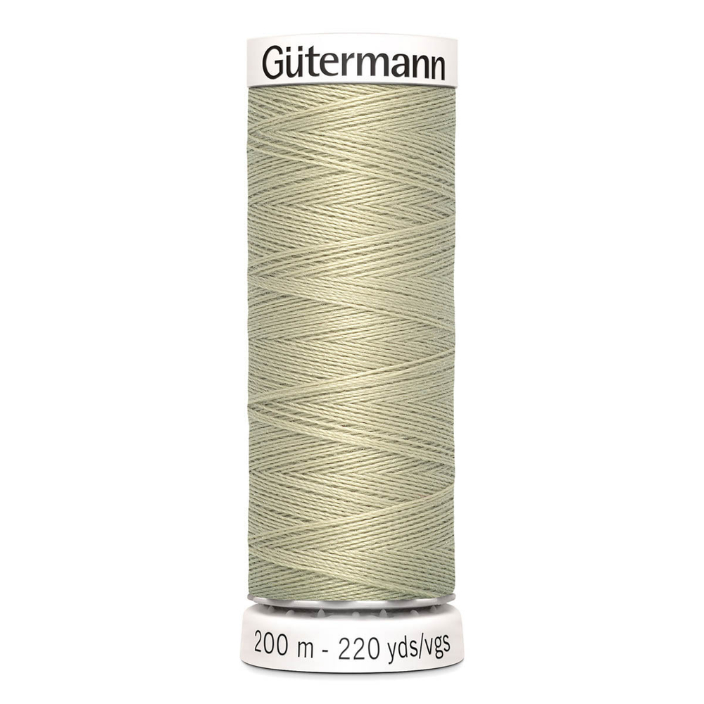 01 Нить Sew-All 100/200 м для всех материалов, 100% полиэстер Gutermann 748277 (503 желтовато-серый)