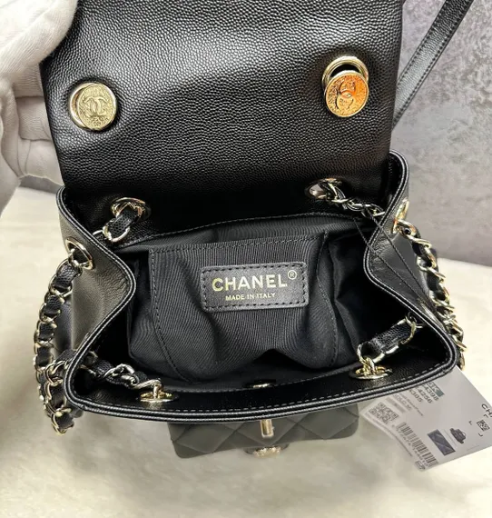 Рюкзак Chanel mini, чёрный