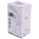 Светильник настольный «Prizma-Зайчик» 6.5*6.5*28 см LED USB 4.2 V1.05w, Розовый