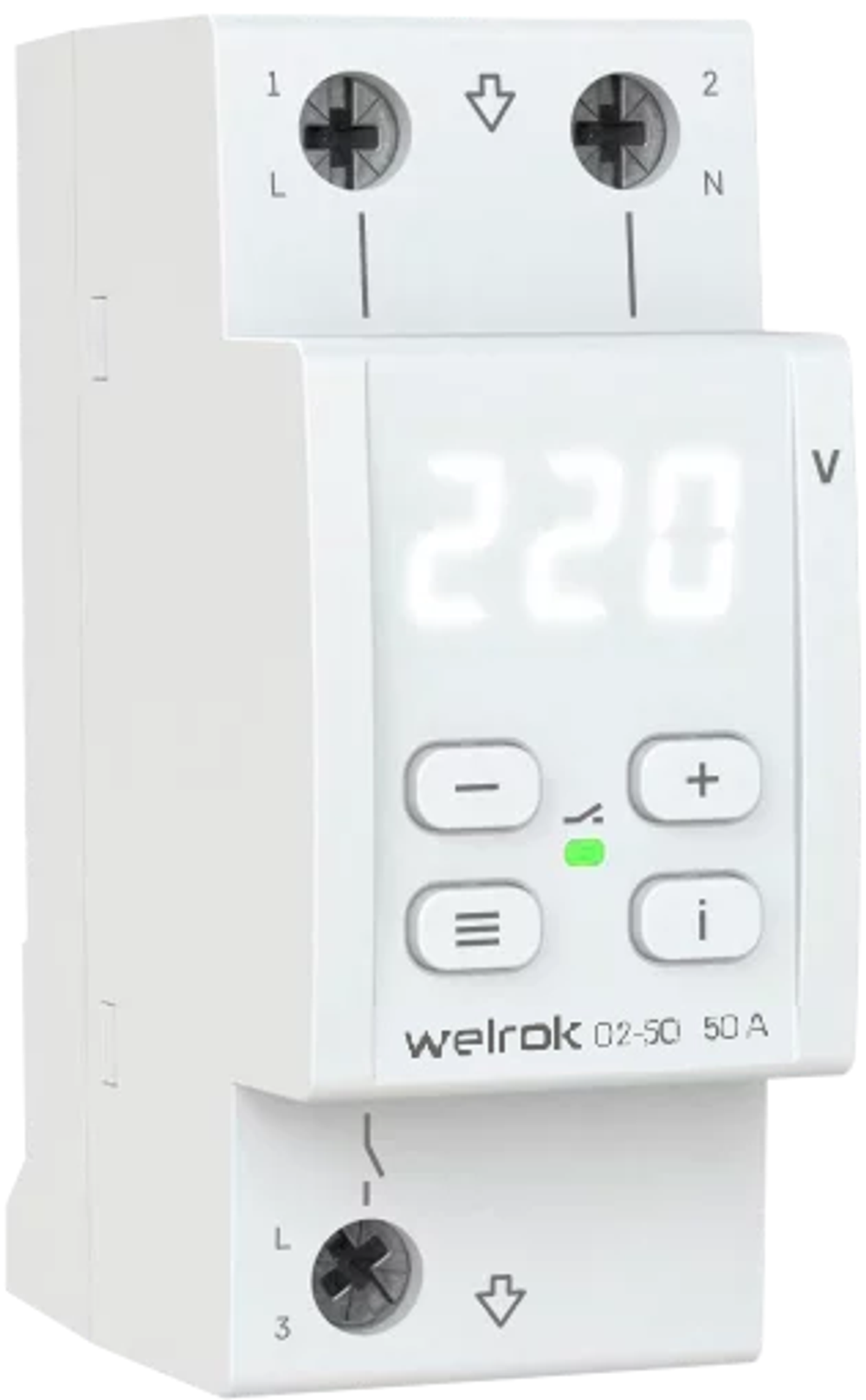 Реле напряжения Welrok D2-50