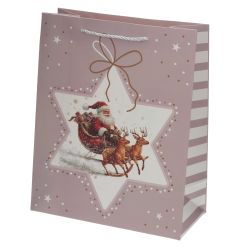 GAEM Пакет подарочный M (бумага 210г/м2, блок 12шт), L26 W12 H32 см, 4в.