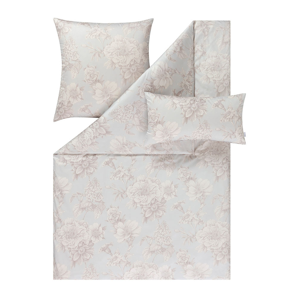 Постельное белье 1.5 спальное Estella Anna perlmutt перламутрово-серое