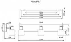 Спот Moderli Malet V11828-3C