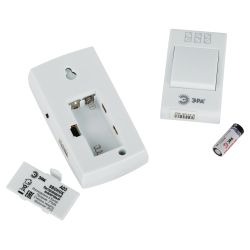 Звонок дверной ЭРА A03 беспроводной, белый