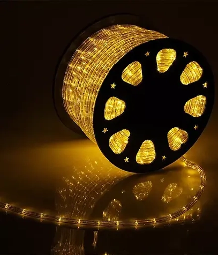 Светодиодный Дюралайт _13 мм., Желтый 220В, 36 LED/м, Свечение 360°, IP65, Бухта 100 м., LTC (F3-H1-220V-Y)