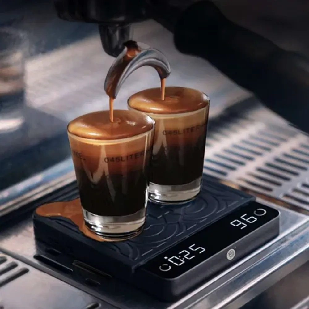 Весы кофейные портативные E-SMART SCALE (ESPRESSO) белые 0,3-2000гр батарея 1200mAH ZeroHero