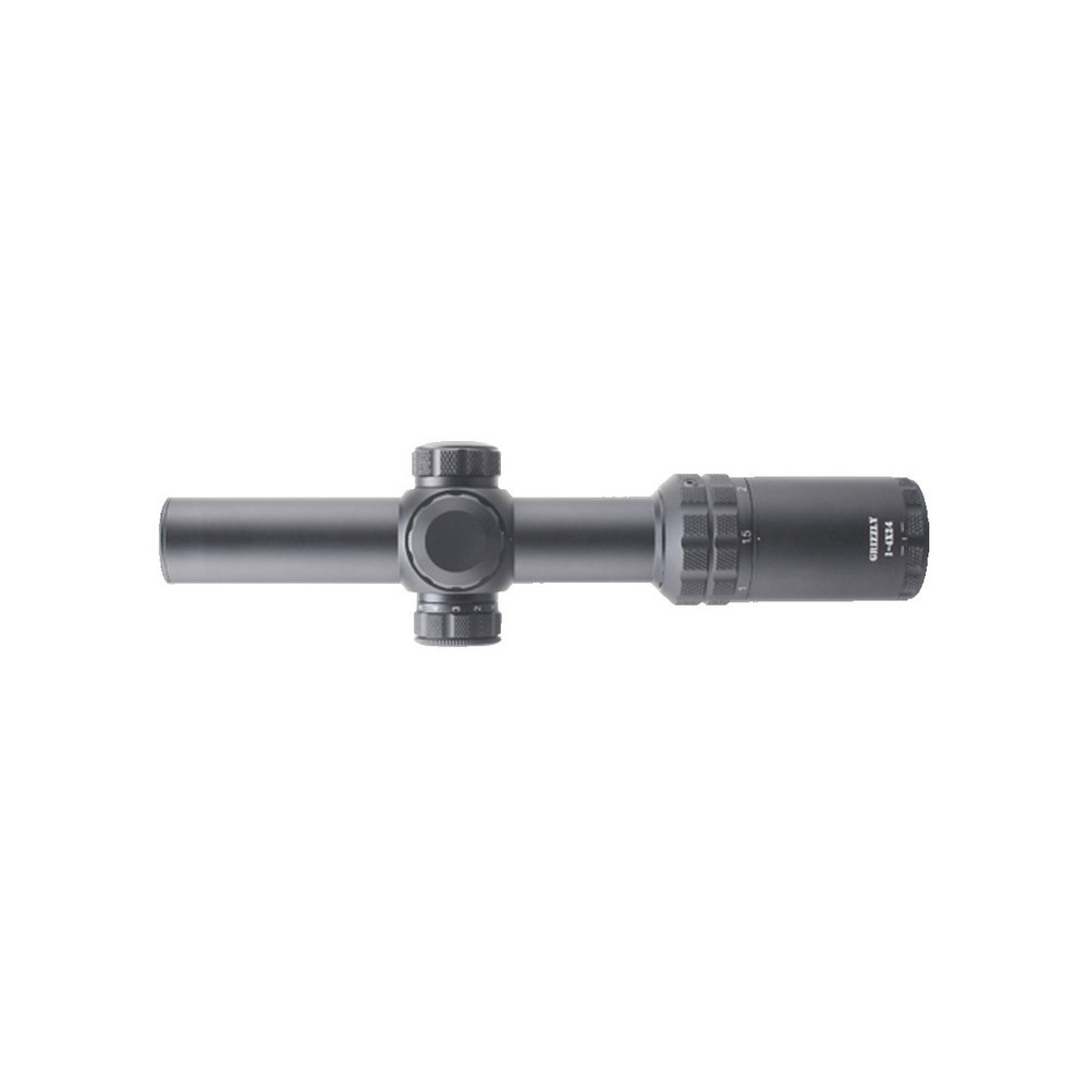 Прицел Grizzly 1-4x24, Vector Optics ( установка на Тигр, СВД, Вепрь 308 СОК-95 / Сетка German #1 / с подсветкой )