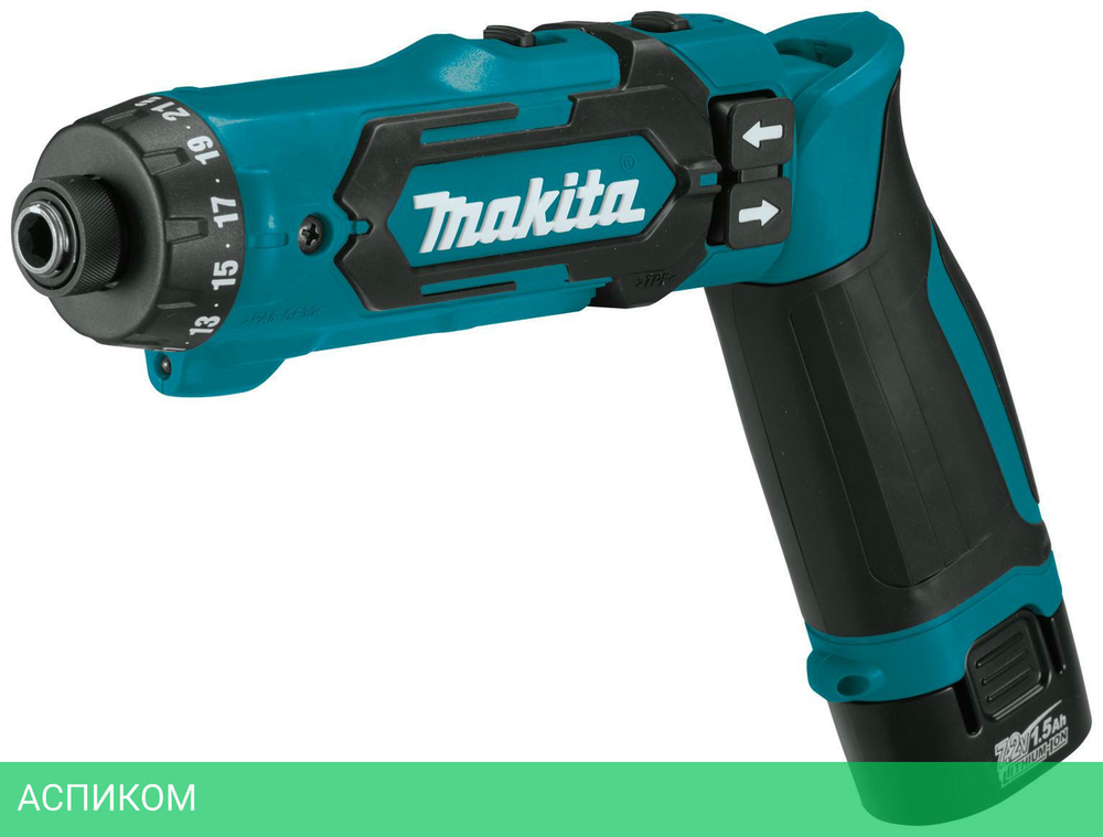 Электрооотвертка Makita DF012DSE кейс