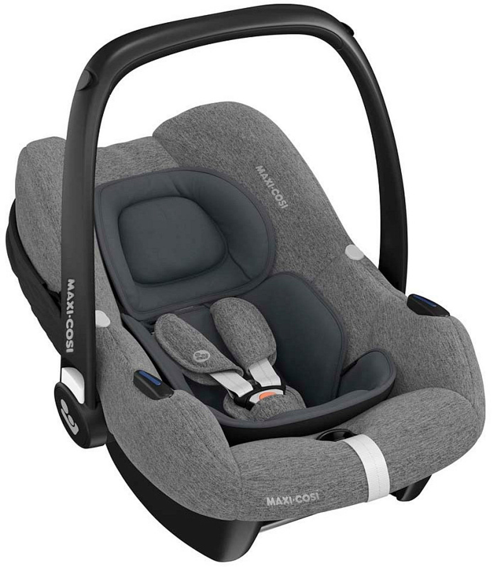 Детская коляска Maxi-Cosi Fame 3 в 1 с автокреслом CabrioFix Select grey Twillic Black/Черный