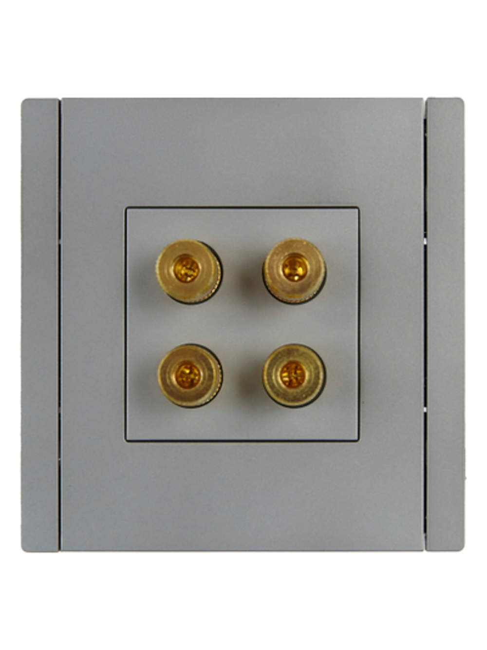 FORTE&PIANO Аудиорозетка 4-местная FP539 сталь IEK