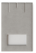 Вкладыш для планшета Вита/наклонный/для серег/подвески/2 прорези/окошко для бирки/прорезь для нитки/39*60 мм.