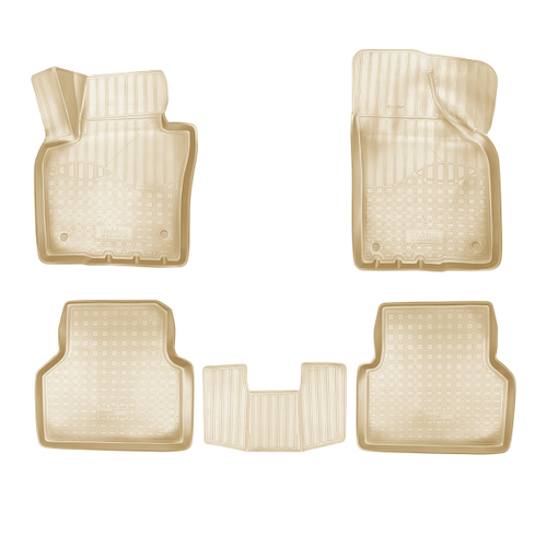 Ковры в салон Norplast/Unidec для Volkswagen Tiguan (2011-2016), Бежевый, арт.NPA11-C95-511-B