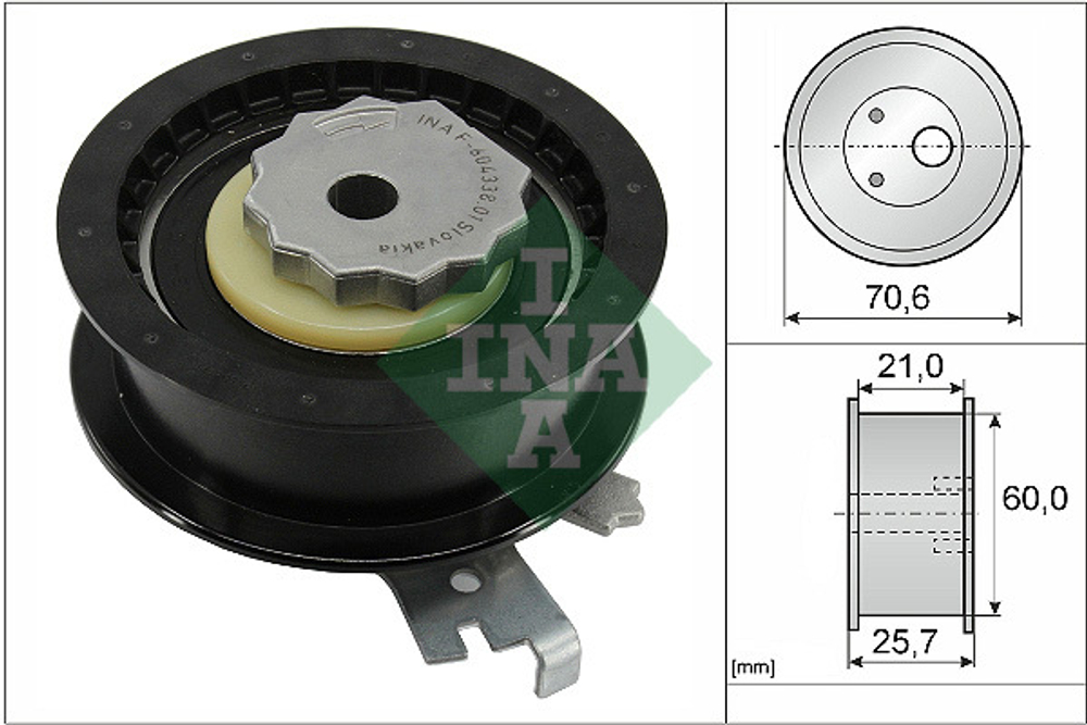 INA - 531088210-INA - Tensioner Pulley, timing belt - Povrat artikla narucenog iz Njemacke nije moguc.
