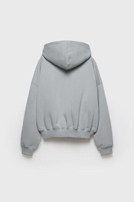 ZARA ТОЛСТОВКА С КАПЮШОНОМ Z3D, СВЕТЛО-ГОЛУБОЙ