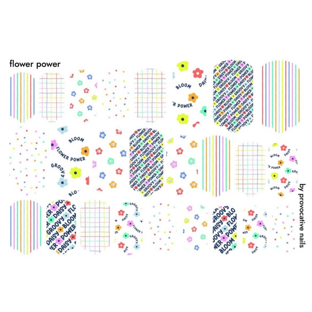Пленки для маникюра Provocative Nails  flower power