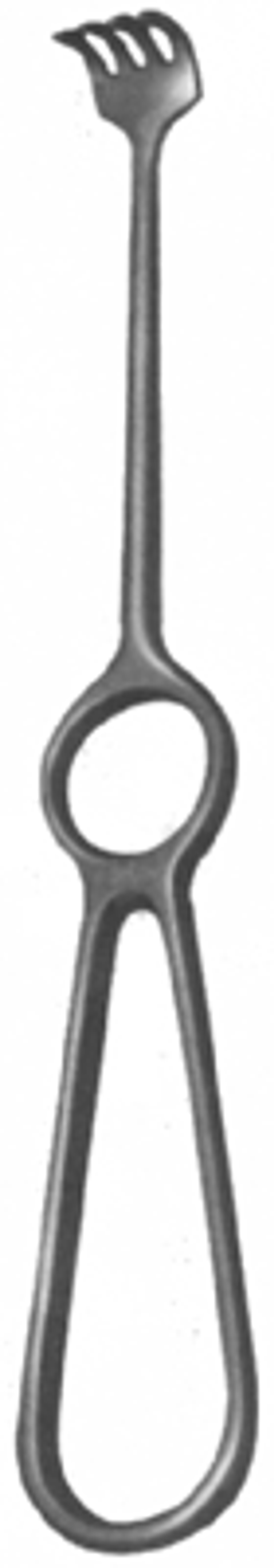 ВР- К-20 # Крючок хирургический четырехзубый острый 1