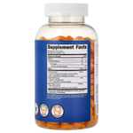 Nutricost, Куркума, со вкусом цитрусов, 240 жевательных мармеладок