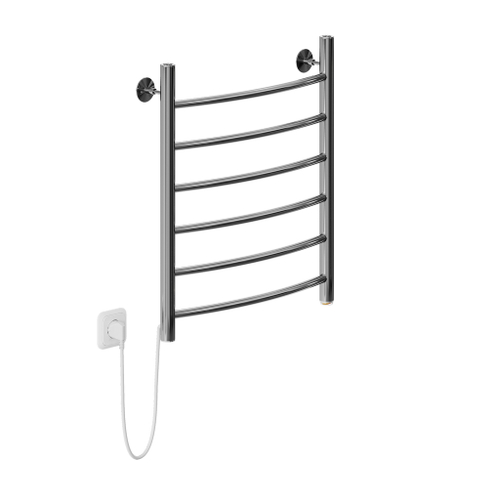 Полотенцесушитель MIXLINE CAPELLA  60х50 (кноп выключ, 255 Вт, 6 перекладин, левый) электрический