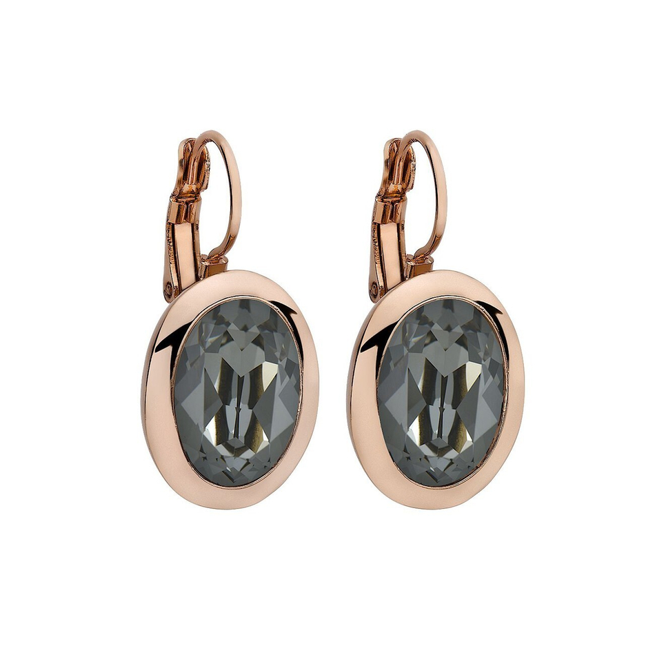 Серьги Qudo Tivola Silver Night 303128 BW/RG