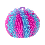 Мякиш Мяч волосатик со светом д-22 см, 4 цвета микса