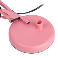 Настольный светильник ЭРА N-123-E27-40W-P Е27 с основанием розовый | Настольные светильники под лампу