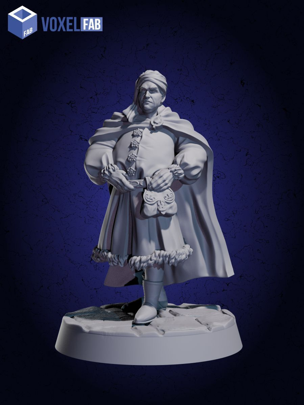 Городские жители Набор для настольных игр ДнД (DnD),Pathfinder, НРИ. Масштаб 32 мм (1:56). Миниатюры;