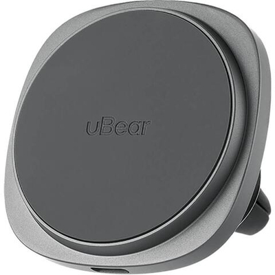 Автомобильный держатель MagSafe с беспроводной зарядкой uBear Way (Qi2) Беспроводная зарядка: Qi 15 Вт. Сертификация Qi2. Устанавливается на вентиляционную решётку