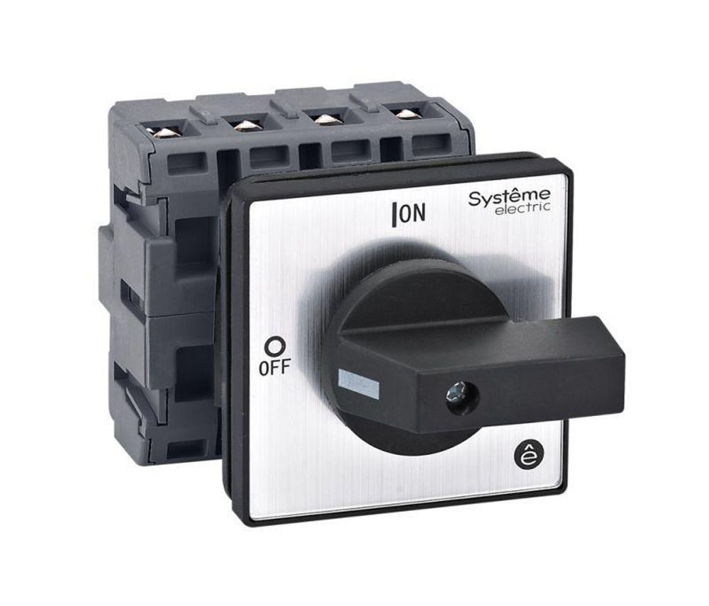 Выключатель-разъединитель 4п 40А IP20 с черн. рукоят. на дверцу 4 винтами SE MSD40420B Выключатель-разъединитель 4п 40А IP20 с черн. рукоят. на дверцу 4 винтами SE MSD40420B