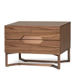 Прикроватная тумба Ambra 60х40 см, шпон ореха