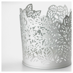 Подсвечник IKEA SAMVERKA (САМВЕРКА), Белый, Металл, 8 см