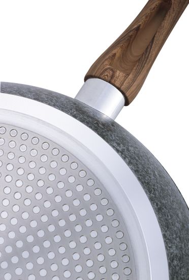 Сковорода глубокая 32 см. из алюминия Kamille KM-4168 с гранитным покрытием