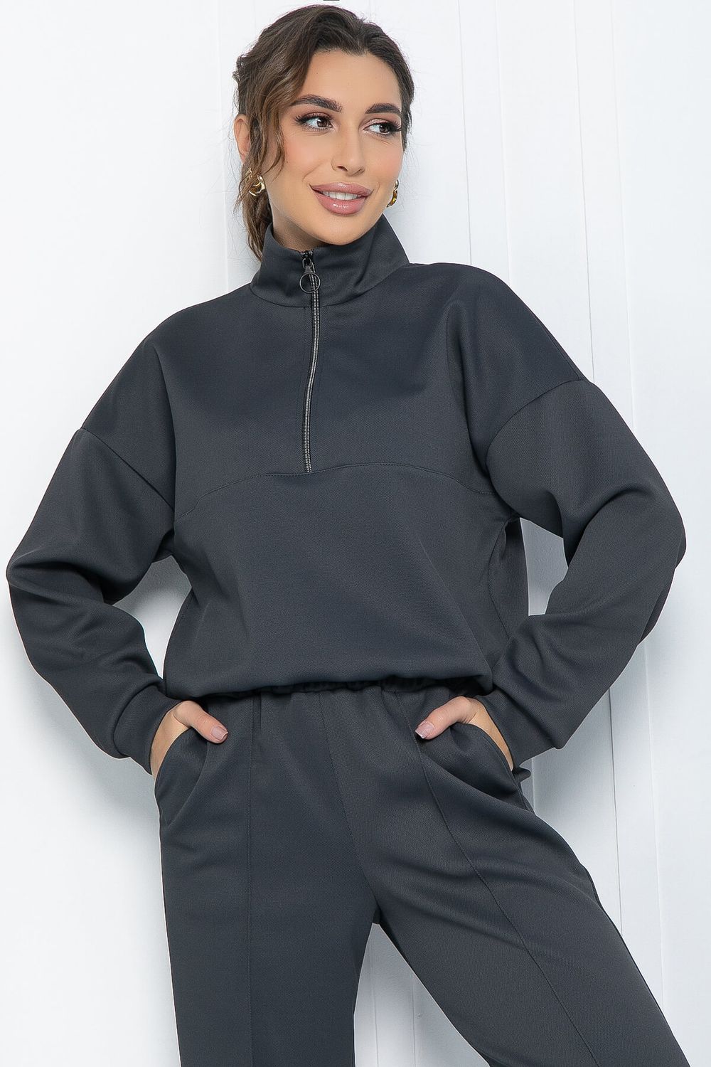 Костюм Пульс жизни (серый) К12018 LT Collection