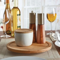 Kitchen Craft Вращающаяся пластина 25 см бамбук