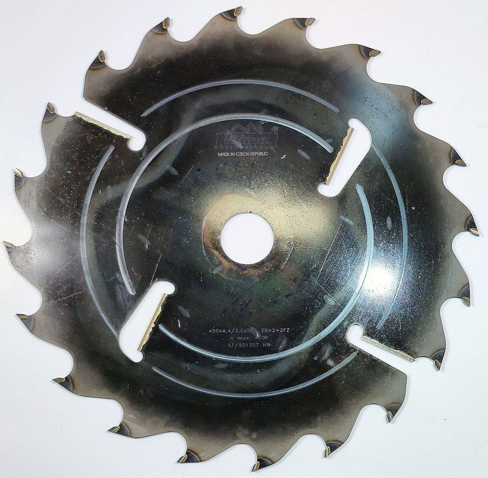 Пила дисковая TCT "Pilana" 450x4.4/3.2x50 z20+4 94.1 FZ