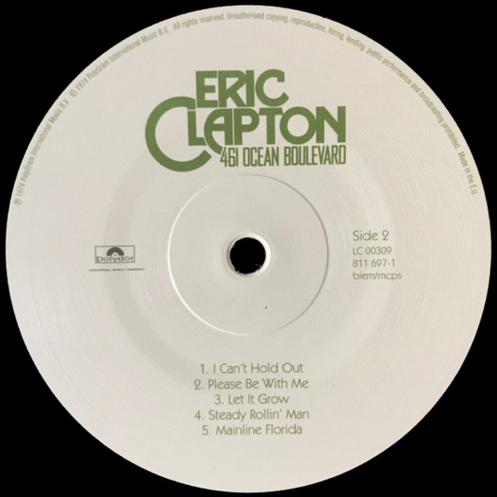 Eric Clapton / 461 Ocean Boulevard (LP)