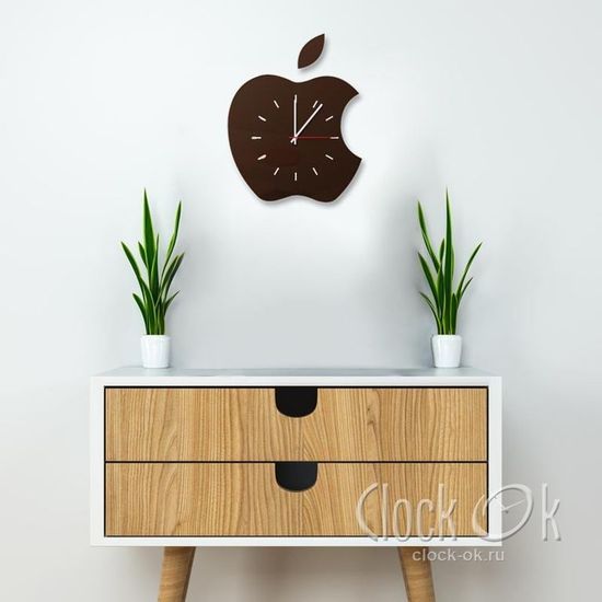 Настенные часы Яблоко