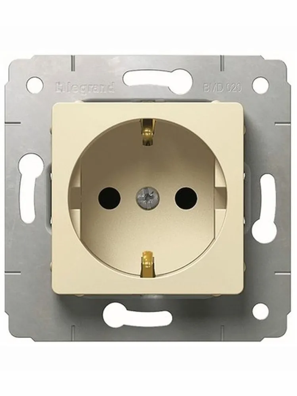 Legrand Cariva DIY Розетка 2К+З, слоновая кость, Арт: 695916