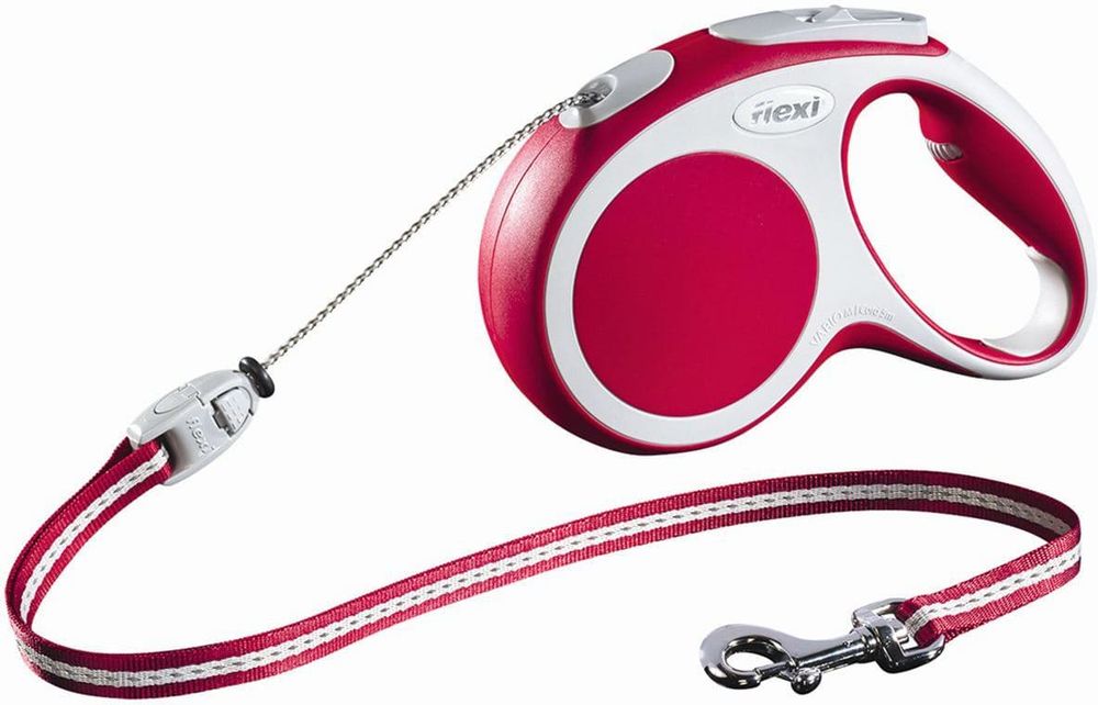 FLEXI рулетка Vario Basic М (до 20 кг) трос 5 м красная FLEXI рулетка Vario Basic М (до 20 кг) трос 5 м красная