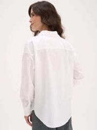 Рубашка из 100% хлопка "Молоко" женская